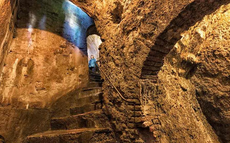 The secret staircase at la Casa del Rey Moro in Ronda. Source: Ingo Bartussek / Adobe Stock