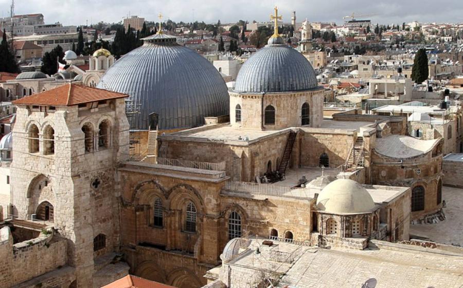  Church of the Holy Sepulchre in Jerusalem.