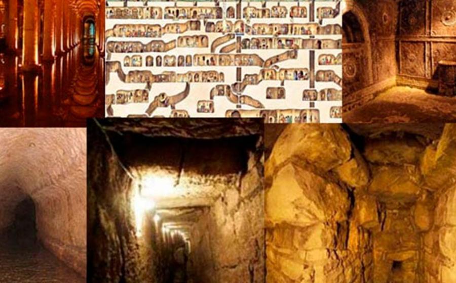 10 subterranean structures of the ancient world continue to baffle archaeologists. Source: Dpnuevo/CC BY-SA 3.0, Yasir999/CC BY-SA 4.0, Gernot Keller www.gernot-keller.com/CC BY-SA 2.5, Pafnutius/CC BY-SA 3.0, flickr