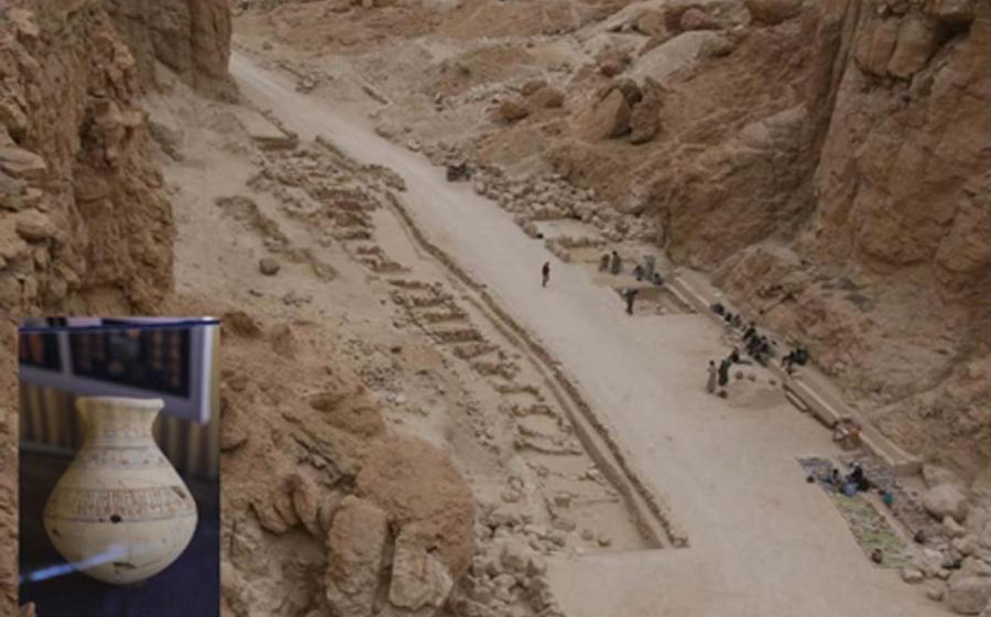 Archaeologists in Egypt have unearthed a previously unknown tomb and several artifacts. Source: Egyptian Ministry of Antiquities