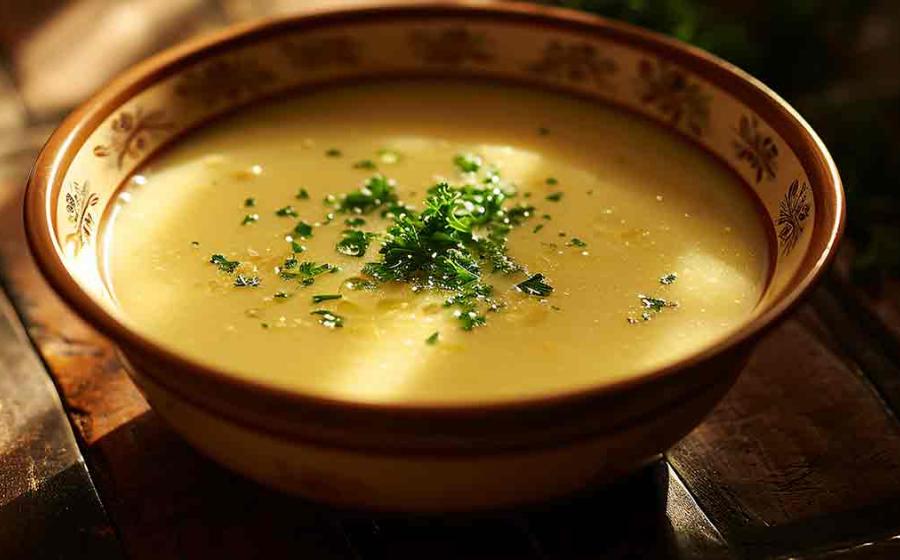 Bowl of vichyssoise soup. Source: Michael / Adobe Stock