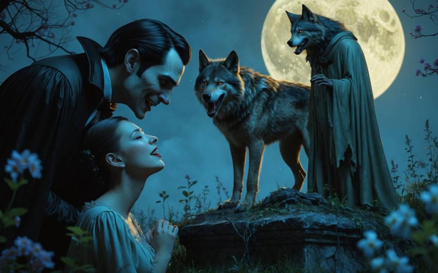 Vampires and werewolves, the creatures of our nightmares.