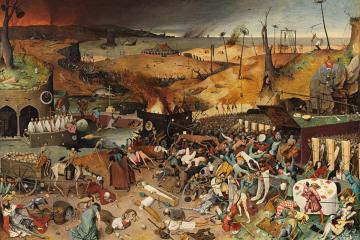 The Triumph of Death 16th century painting by Pieter Bruegel the Elder