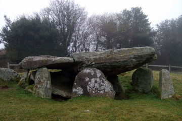 Arthur’s Stone dolmen, near Dorstone, Herefordshire, UK.