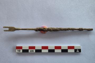 The specialized bladder stone removal tool found at Heraclea Sintica