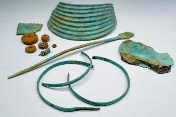 Bronze age jewelry hoard from Lower Saxony, Germany.