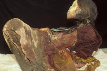 Mummified Inca child