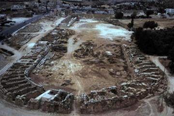 The ancient hippodrome at Jerash