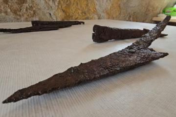 The 1,500-year-old knife set discovered at Hadrianopolis, Karabuk, Turkey