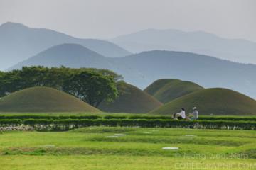 Imdang-Joyeong burial complex in Gyeongsan, South Korea. 