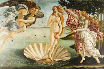 The Birth of Venus by Botticelli.