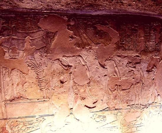 Ancient Egyptian relief. Design by Anand Balaji. (Image credit: Julian Tuffs);Deriv.