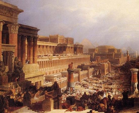 Departure of the Israelites, by David Roberts (1829) (Public Domain)