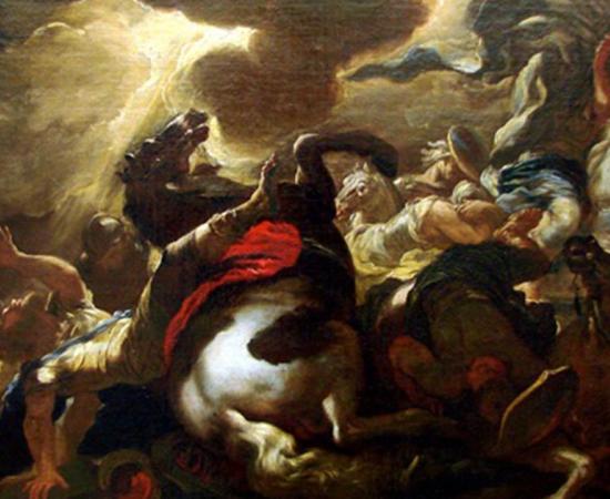 La conversion de Saint Paul by Luca Giordano (1690), Museum of Fine Arts of Nancy. (Public Domain)