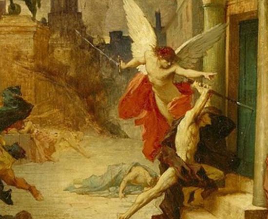The Plague in Rome by Jules Elie Delaunay (1869) Minneapolis Institute of Arts (Public Domain)