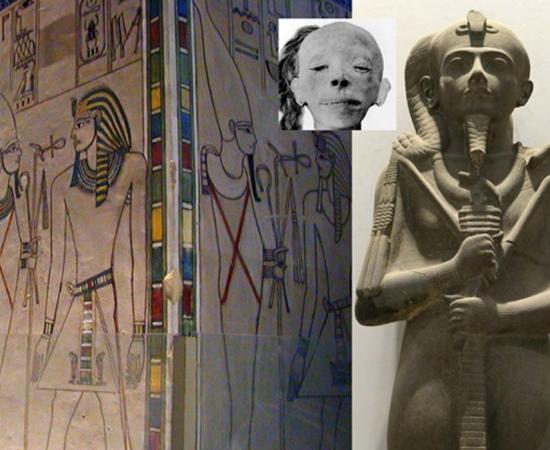 Collection of Egyptian Art, design by Anand Balaji (Photo credits: Richard Dick Sellicks, Dave Rudin, G. Elliot Smith/Wikimedia Commons); Deriv.