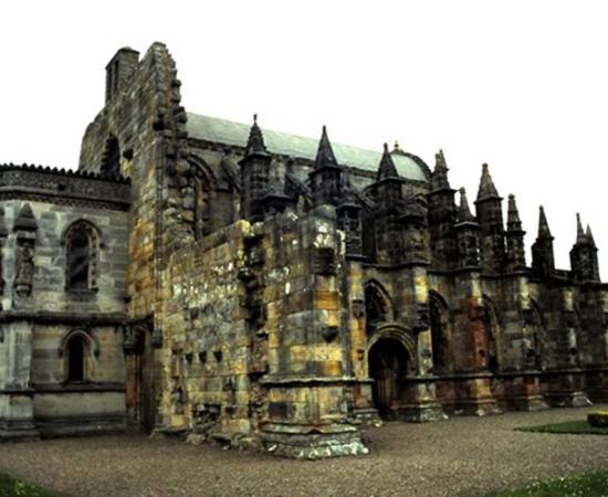 Rosslyn Chapel Founded in the early 15th century by Wm. St. Clair, Earl of Orkney.