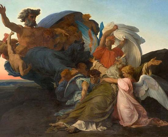 Death of Moses by Alexandre Cabanel  (1823–1889) 