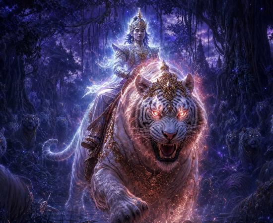 Prabu Siliwangi and the White Tiger