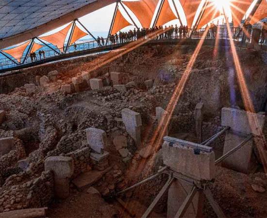 Göbeklitepe is so important that it has been completely covered to protect it from rain. To date, it is the oldest place of worship ever found on Earth, dating to 12000 BC. Archaeologists are expecting more amazing finds and insights from the recently discovered 11 new hills (or artificial mounds) near the site for which details will be released in September 2021.                 Source: Cihangir Zeybek / Adobe Stock