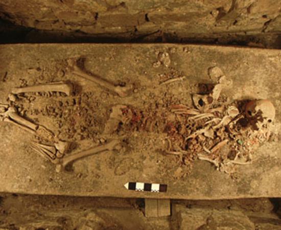 A tomb excavated at Copán
