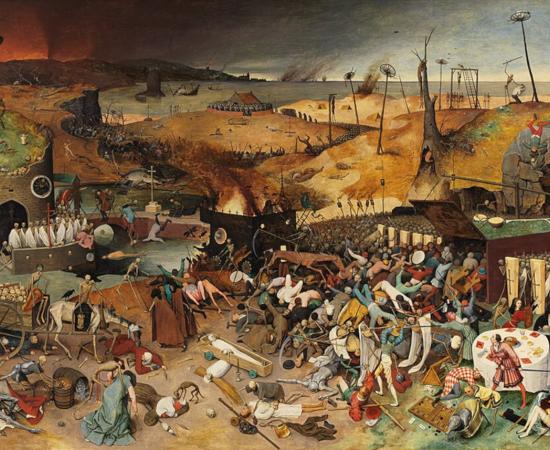 The Triumph of Death 16th century painting by Pieter Bruegel the Elder