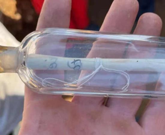 200-Year-Old Message in a Bottle From Past Excavation Found