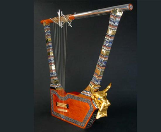 The reconstructed Bull’s Lyre.