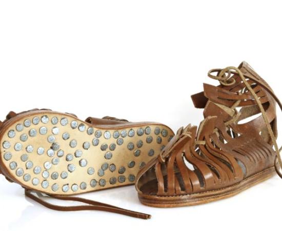 A recreation of the original Roman sandal. Source: Courtesy of the Bavarian State Office for Monument Protection.