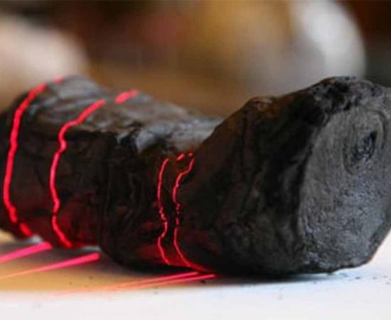 AI tech scans carbonized Herculaneum scrolls. Photograph: University of Kentucky.