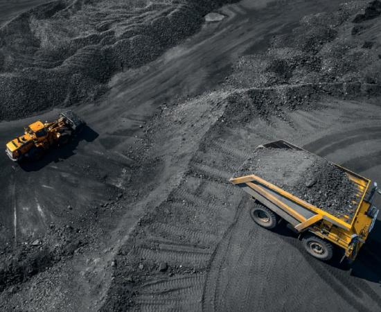 Representation of an open pit mine to show what the Adivasi tribe are trying to fight against in their home.    Source: Parilov / Adobe stock