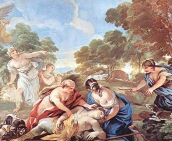 Death of Adonis, by Luca Giordano. Source: Public domain