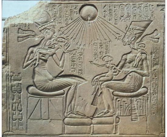 Akhenaten and Nefertiti