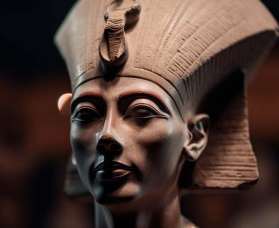 Image of ancient god Akhenaten.	Source: Vlad/Adobe Stock