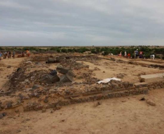 Excavation of one of the early churches found in Adulis, which likely served as the city’s cathedral. Source: Antiquity Publications Ltd