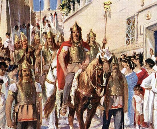 Alaric entering Athens