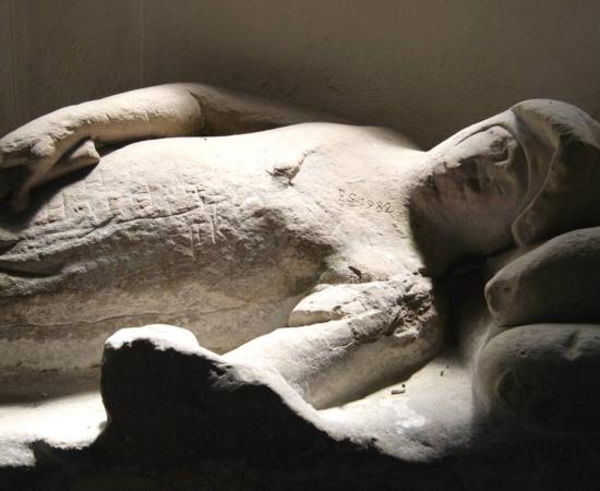 One of the giants in St Mary's church, Aldworth