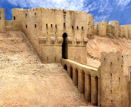 Entrance to the Aleppo Citadel   Source: Shariff Che'Lah / Adobe Stock