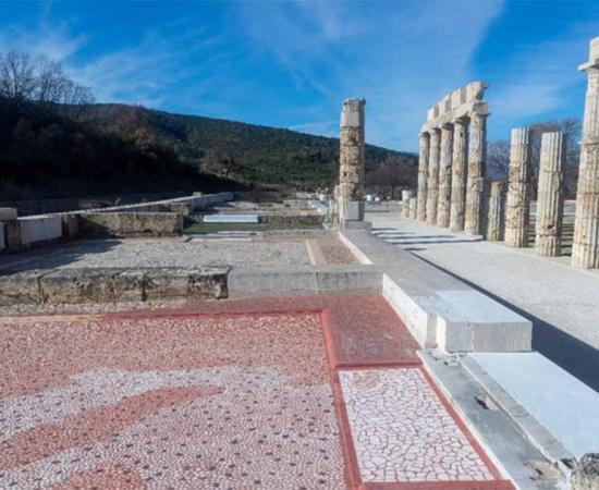 The Palace of Aigai following 16 years of restoration, Vergina. Source: ververidis/Adobe Stock