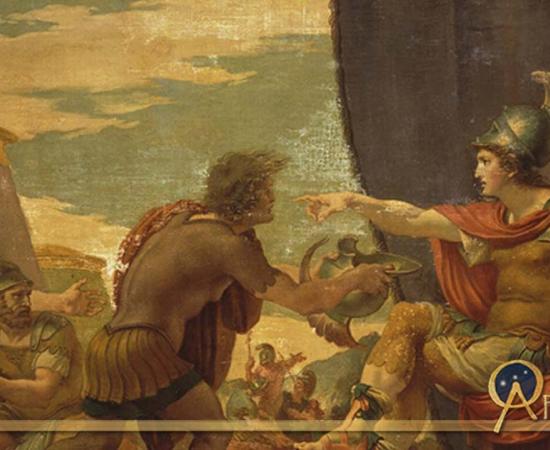 Alexander the Great Refuses to Take Water by Giuseppe Cades (1792)