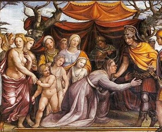 The Women of Darius's Family before Alexander the Great. (c. 1517) by Il Sodoma. 