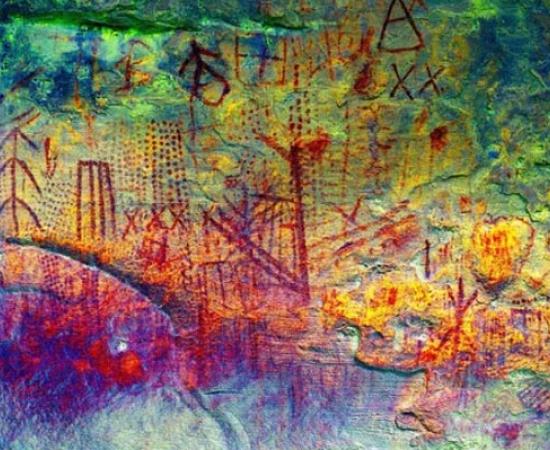 An enhanced view showing some of the rock art found in Venezuela.  Source: José Miguel Pérez-Gómez/Simón Bolívar University