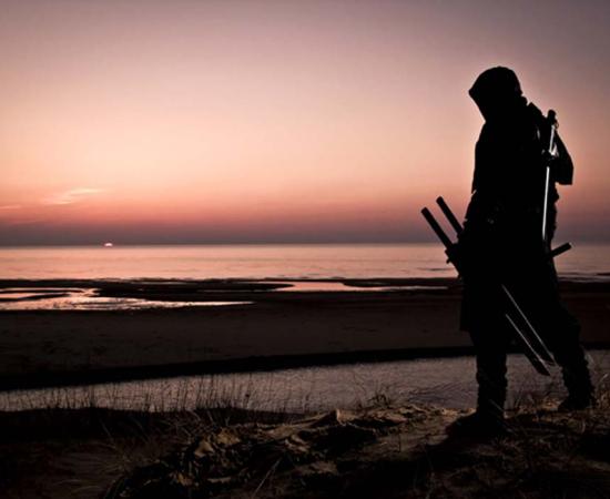 Ancient assassin at the sea. 