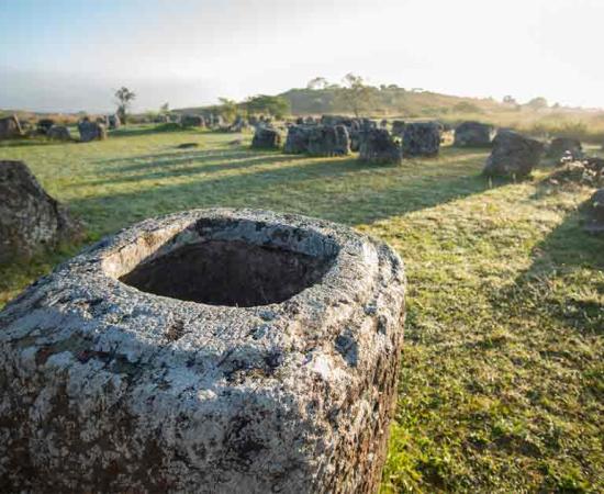 Lao Phonsavan Plain of Jars. Source: flu4022/Adobe Stock