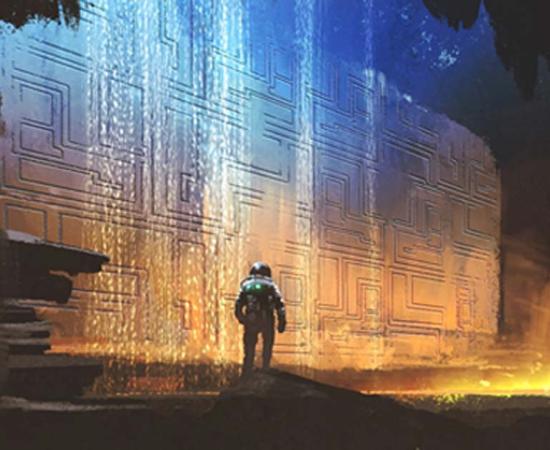 Concept art of an ancient astronaut (grandfailure / Adobe Stock)