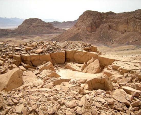Ancient Copper Strip-mine north of Mt. Michrot