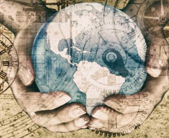 Illustration representing an ancient explorer.