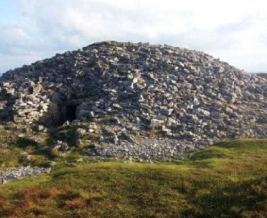 Cairn K -- Part of a 5000 years-old Passage Tomb Complex at Carrowkeel in County Sligo in the north-west of Ireland