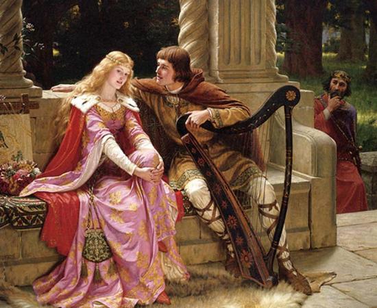 'The End of the Song’ – a depiction of the lovers Tristan and Isolde.