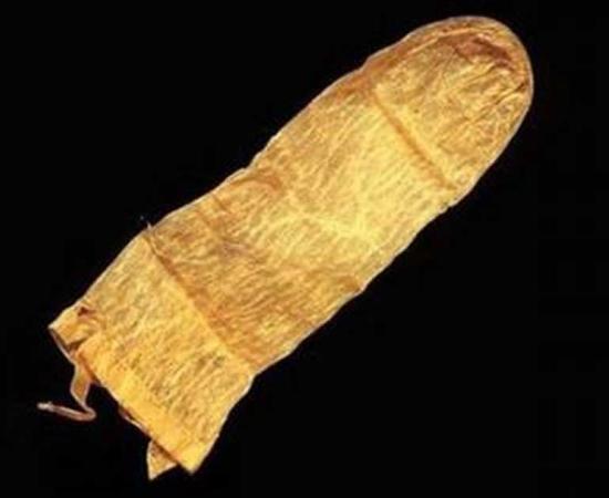 A 17th century condom from Sweden.